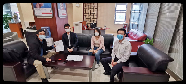 广州海力特与中国银行萝岗奥园广场支行银行贷款合同现场签约