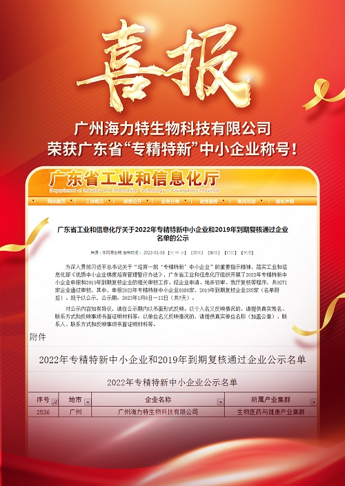 “专精特新”中小企业认定